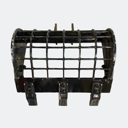 Chinese Mini Excavator: 17" Skeleton Digging Bucket, 30 mm pins - Bully Dog Equipment