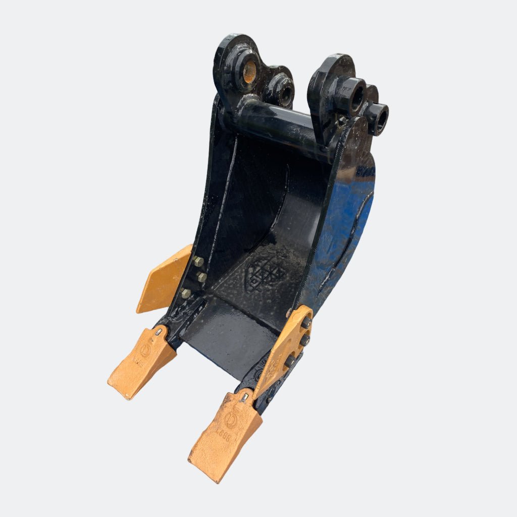 Chinese Mini Excavator: 8" Trenching Digging Bucket, 30 mm pins - Bully Dog Equipment