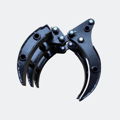 Chinese Mini Excavator: Mechanical Log Grapple, 25 mm pins - Bully Dog Equipment