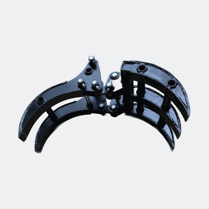 Chinese Mini Excavator: Mechanical Log Grapple, 25 mm pins - Bully Dog Equipment