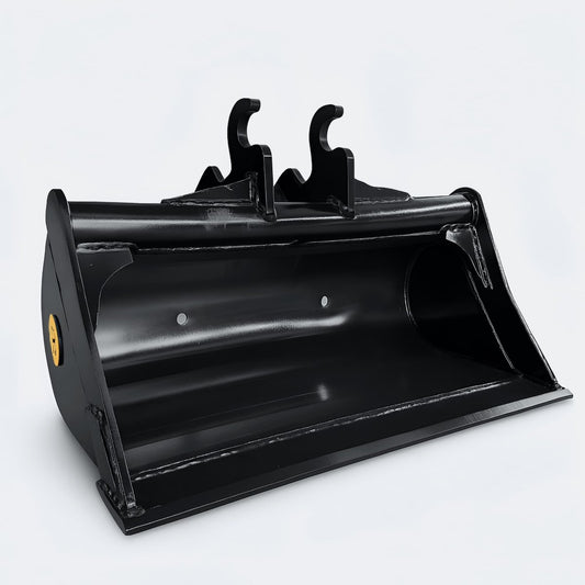 Excavator Bucket: 32" Clean - up Bucket, 1.5 ton – 2.5 ton Excavator - John Deere 17 (WBM 17) - Bully Dog Equipment