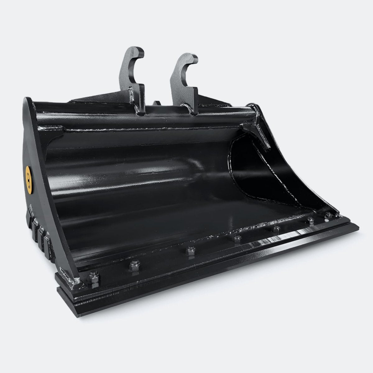 Excavator Bucket: 36" Clean - up Bucket, 3 ton – 4 ton Excavator - John Deere 26–40 wedge (WBM 35) - Bully Dog Equipment