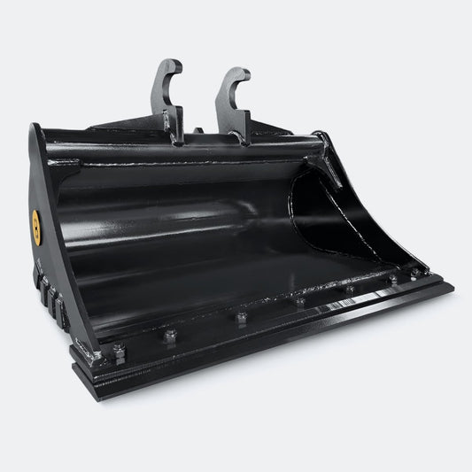 Excavator Bucket: 36" Clean - up Bucket, 3 ton – 4 ton Excavator - John Deere 26–40 wedge (WBM 35) - Bully Dog Equipment