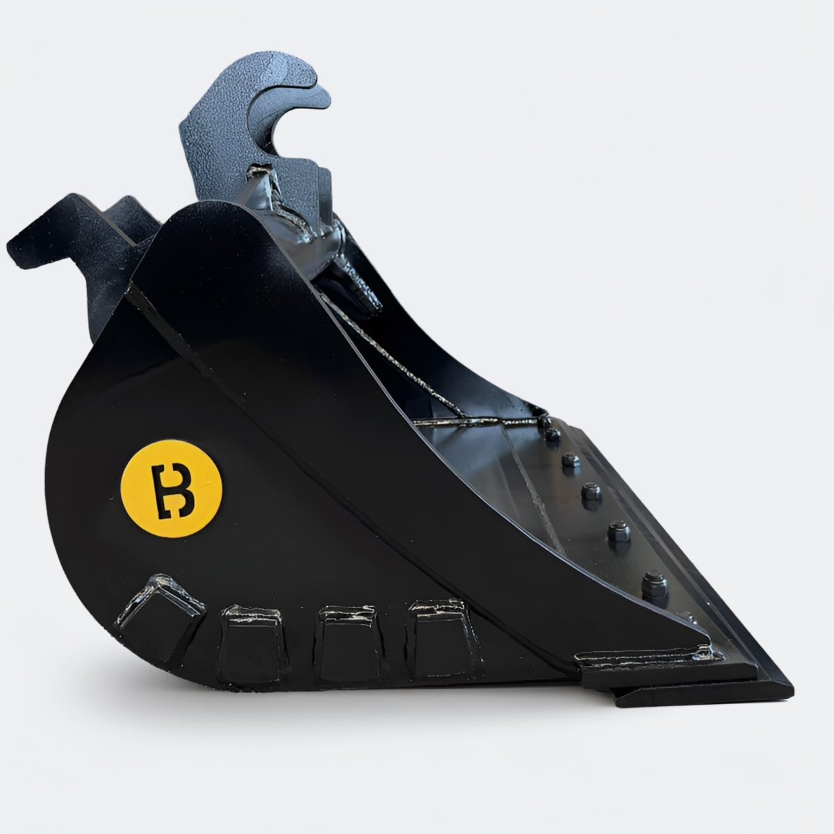 Excavator Bucket: 36" Clean - up Bucket, 3 ton – 4 ton Excavator - John Deere 26–40 wedge (WBM 35) - Bully Dog Equipment