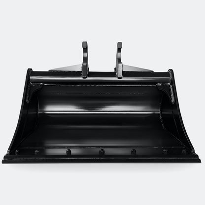 Excavator Bucket: 36" Clean - up Bucket, 3 ton – 4 ton Excavator - John Deere 26–40 wedge (WBM 35) - Bully Dog Equipment