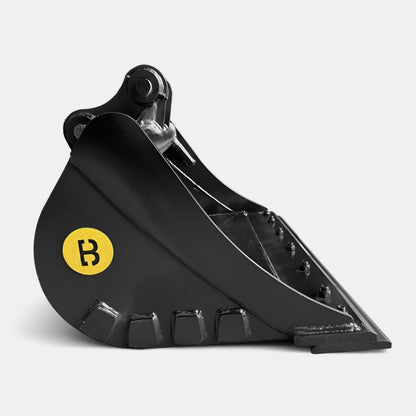 Excavator Bucket: 36" Clean - up Bucket, 3 ton – 4 ton Excavator - Caterpillar 303–304 pins - Bully Dog Equipment