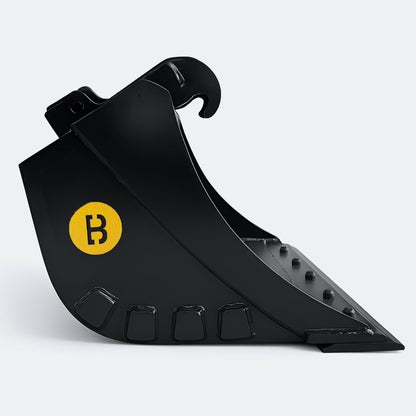 Excavator Bucket: 36" Clean - up Bucket, 3 ton – 4 ton Excavator - Bobcat X - Change - Bully Dog Equipment