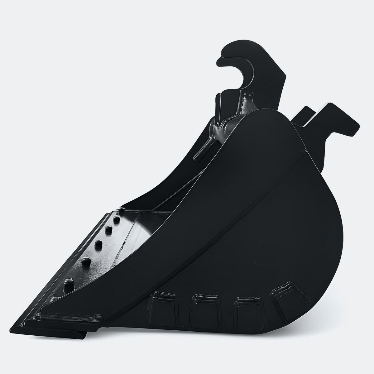 Excavator Bucket: 36" Clean - up Bucket, 3 ton – 4 ton Excavator - John Deere 26–40 wedge (WBM 35) - Bully Dog Equipment