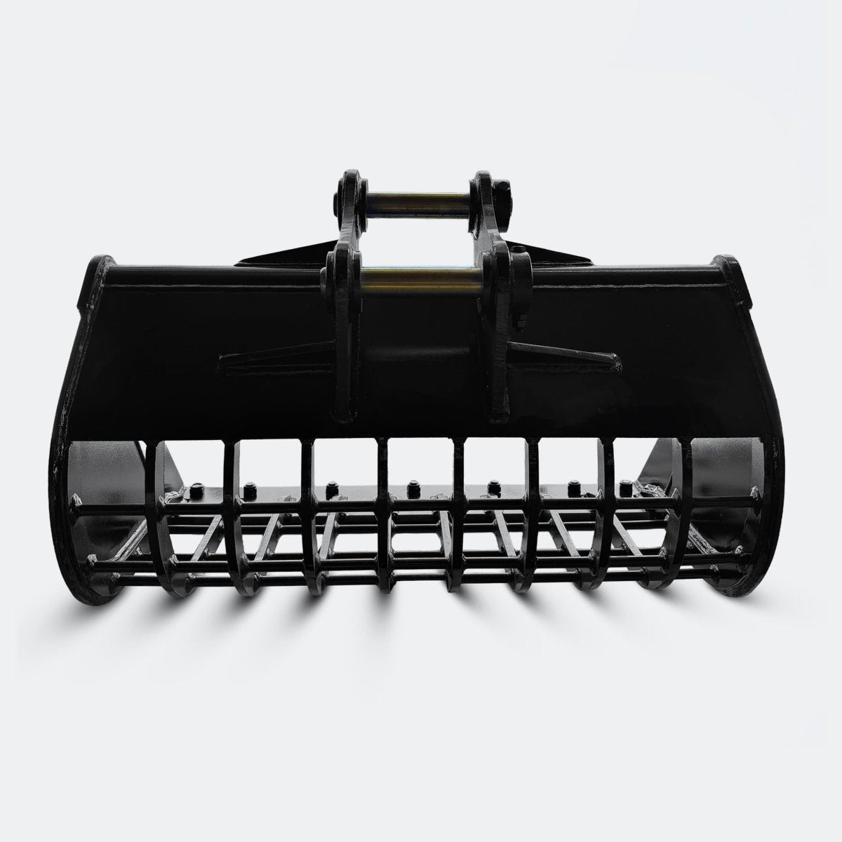 Excavator Bucket: 36" Skeleton Bucket with cutting edge, 2 ton – 4 ton Excavator - Caterpillar 303–304 pins - Bully Dog Equipment