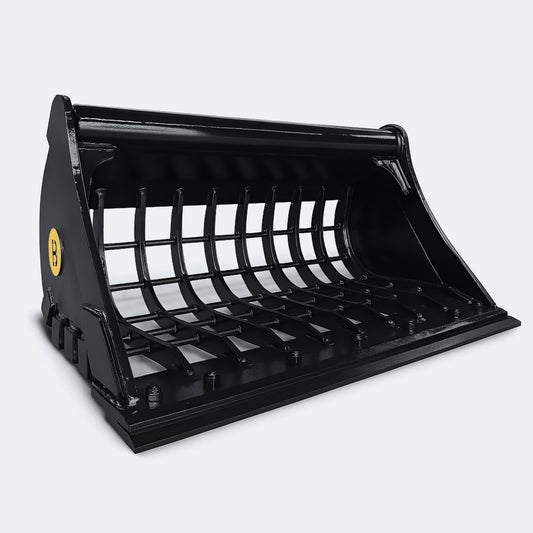 Excavator Bucket: 36" Skeleton Bucket with cutting edge, 2 ton – 4 ton Excavator - Bobcat X - Change - Bully Dog Equipment