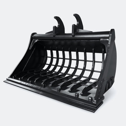 Excavator Bucket: 36" Skeleton Bucket with cutting edge, 2 ton – 4 ton Excavator - John Deere 26–40 wedge (WBM 35) - Bully Dog Equipment