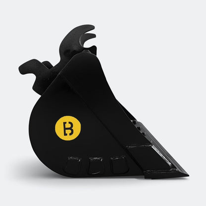 Excavator Bucket: 36" Skeleton Bucket with cutting edge, 2 ton – 4 ton Excavator - John Deere 26–40 wedge (WBM 35) - Bully Dog Equipment