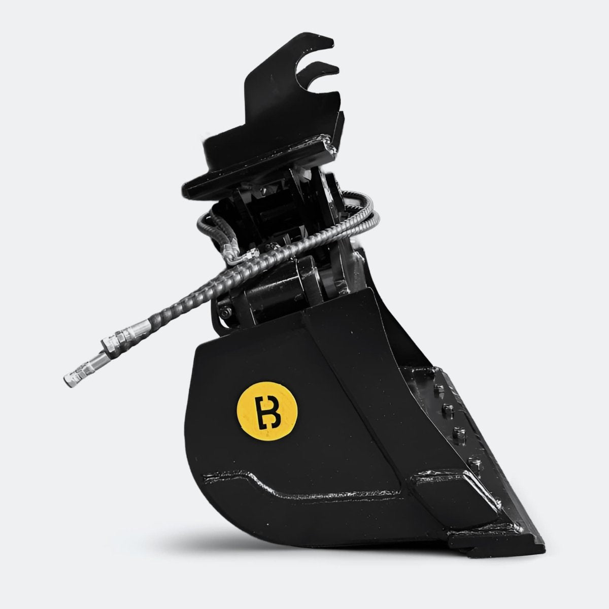 Excavator Bucket: 36" Tilt / Wrist Bucket, 2.5 ton – 4 ton Excavator - John Deere 26–40 wedge (WBM 35) - Bully Dog Equipment