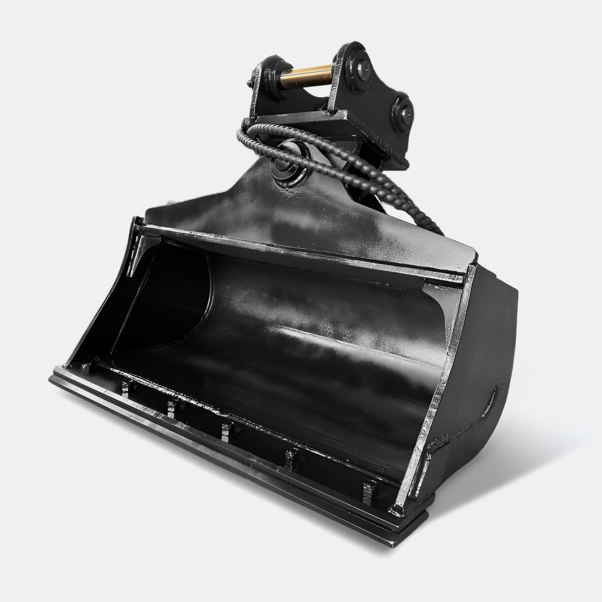 Excavator Bucket: 36" Tilt / Wrist Bucket, 2.5 ton – 4 ton Excavator - Caterpillar 303–304 pins - Bully Dog Equipment