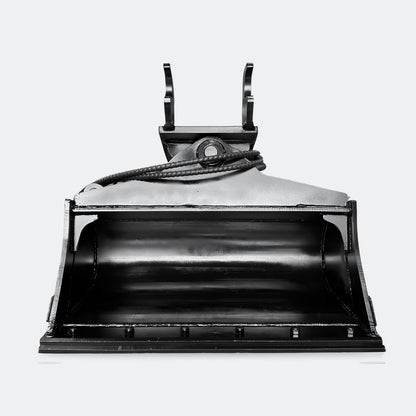 Excavator Bucket: 36" Tilt / Wrist Bucket, 2.5 ton – 4 ton Excavator - John Deere 26–40 wedge (WBM 35) - Bully Dog Equipment