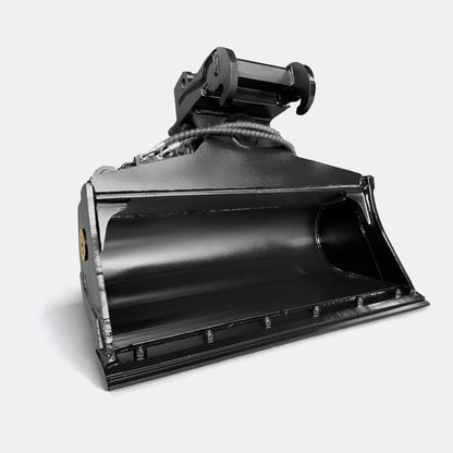 Excavator Bucket: 36" Tilt / Wrist Bucket, 2.5 ton – 4 ton Excavator - Bobcat X - Change - Bully Dog Equipment