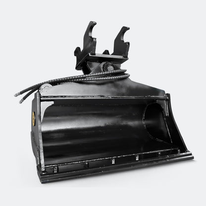 Excavator Bucket: 36" Tilt / Wrist Bucket, 2.5 ton – 4 ton Excavator - John Deere 26–40 wedge (WBM 35) - Bully Dog Equipment