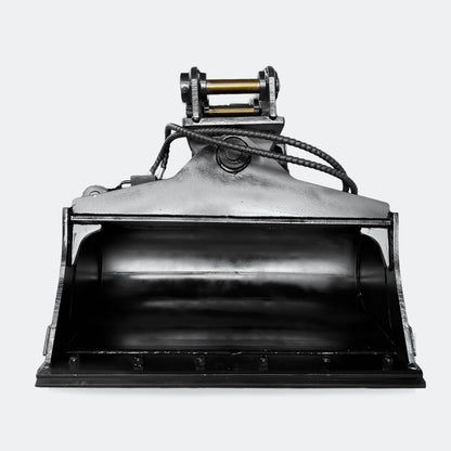 Excavator Bucket: 36" Tilt / Wrist Bucket, 2.5 ton – 4 ton Excavator - Caterpillar 303–304 pins - Bully Dog Equipment