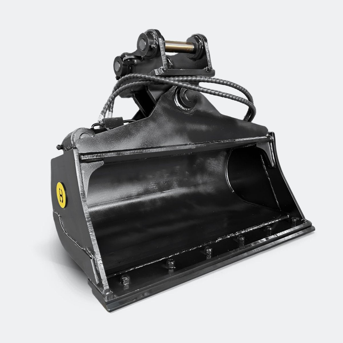 Excavator Bucket: 36" Tilt / Wrist Bucket, 2.5 ton – 4 ton Excavator - Caterpillar 303–304 pins - Bully Dog Equipment