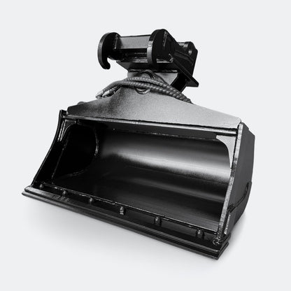 Excavator Bucket: 36" Tilt / Wrist Bucket, 2.5 ton – 4 ton Excavator - Bobcat X - Change - Bully Dog Equipment