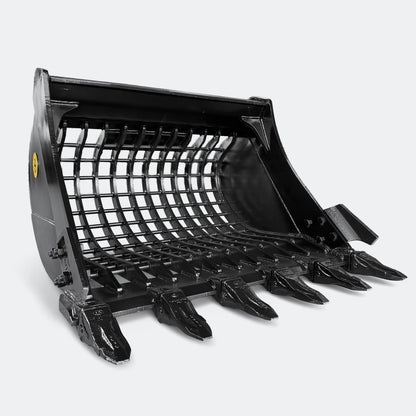 Excavator Bucket: 48" Skeleton Digging Bucket, 11 ton – 16 ton Excavator - CWS 120 wedge coupler - Bully Dog Equipment