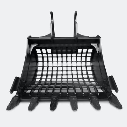 Excavator Bucket: 48" Skeleton Digging Bucket, 11 ton – 16 ton Excavator - CWS 120 wedge coupler - Bully Dog Equipment