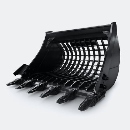 Excavator Bucket: 48" Skeleton Digging Bucket, 11 ton – 16 ton Excavator - CWS 120 wedge coupler - Bully Dog Equipment