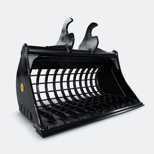 Excavator Bucket: 54" Skeleton Bucket cutting edge, 10 ton – 13 ton Excavator - CWS 120 wedge - Bully Dog Equipment