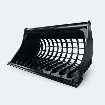 Excavator Bucket: 54" Skeleton Bucket with cutting edge, 6 ton – 10 ton Excavator - John Deere 70–100 wedge (WBM 80) - Bully Dog Equipment