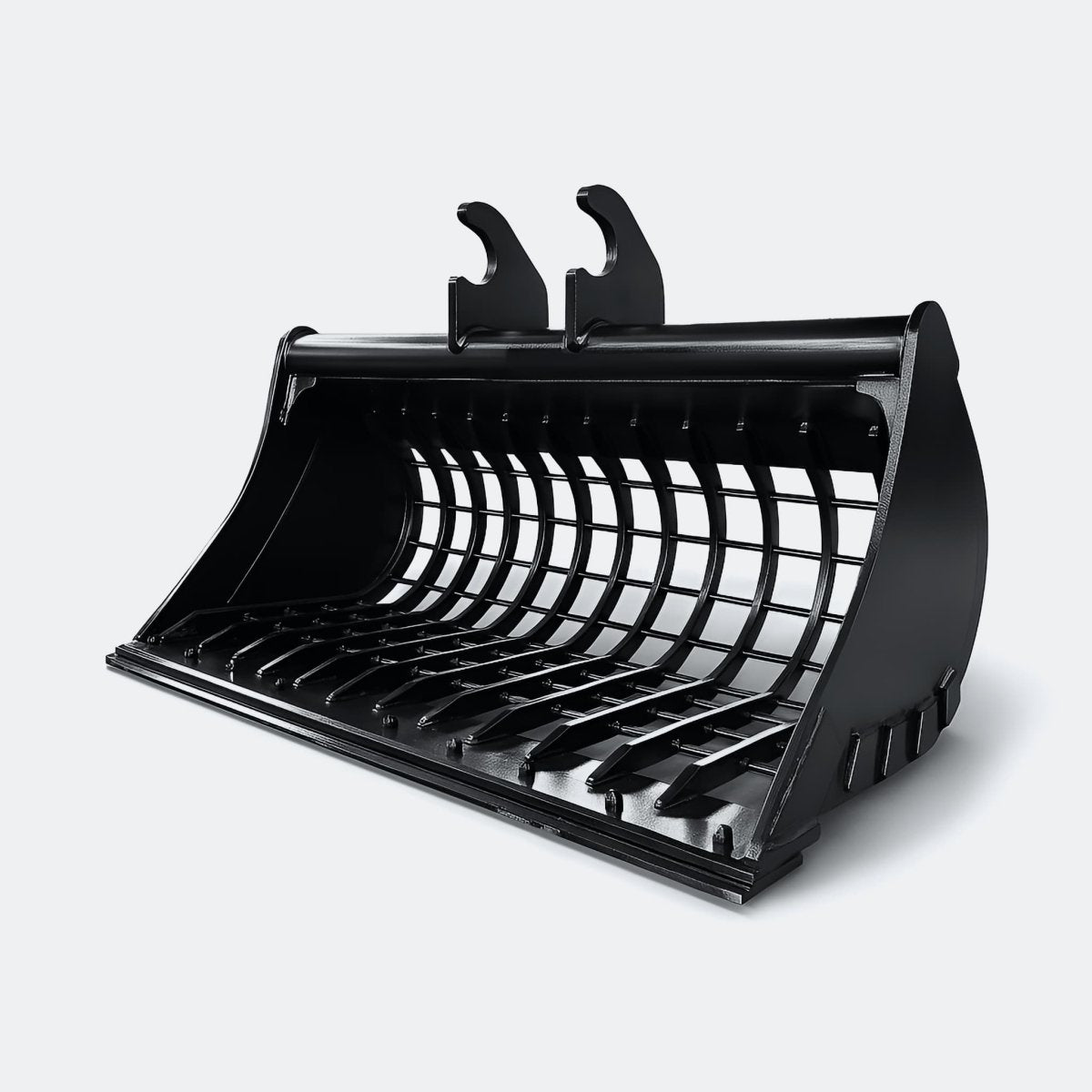 Excavator Bucket: 54" Skeleton Bucket with cutting edge, 6 ton – 10 ton Excavator - Kubota KX080 wedge - Bully Dog Equipment