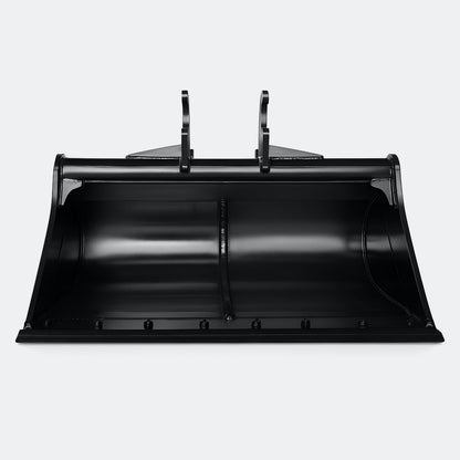 Excavator Bucket: Clean - up Bucket, 4 ton – 6 ton Excavator - 48" - John Deere 50–60 wedge (WBM 50) - Bully Dog Equipment