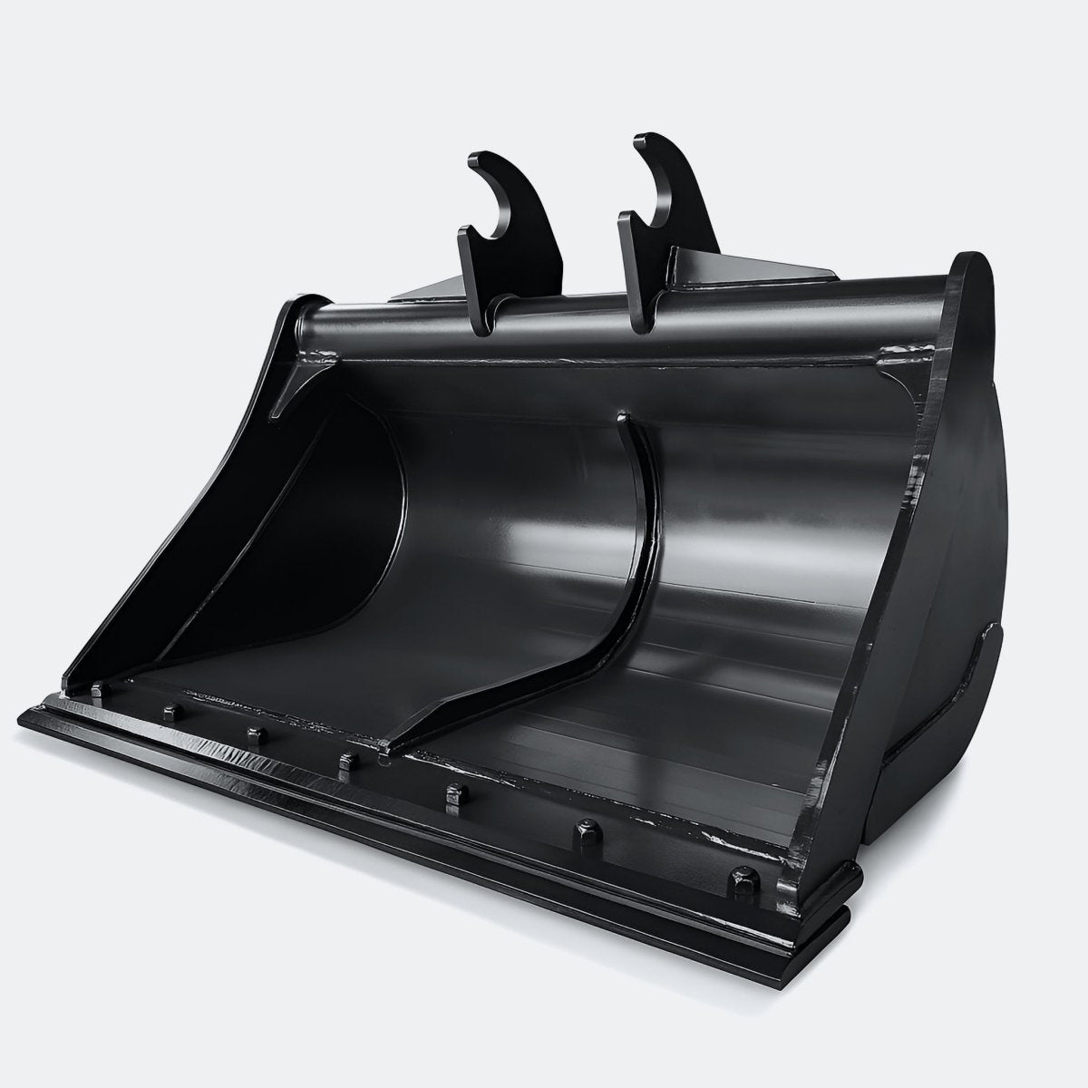 Excavator Bucket: Clean - up Bucket, 4 ton – 6 ton Excavator - 42" - John Deere 50–60 wedge (WBM 50) - Bully Dog Equipment