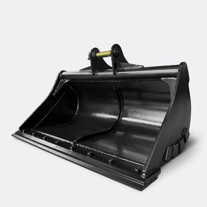 Excavator Bucket: Clean - up Bucket, 4 ton – 6 ton Excavator - 48" - Komatsu 50–60 pins - Bully Dog Equipment