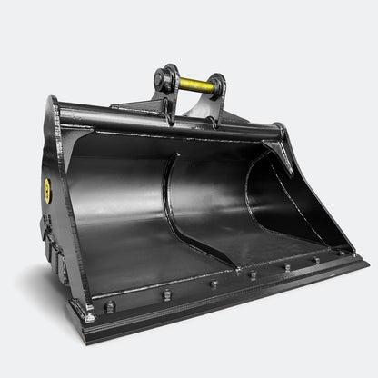 Excavator Bucket: Clean - up Bucket, 4 ton – 6 ton Excavator - 42" - Komatsu 50–60 pins - Bully Dog Equipment