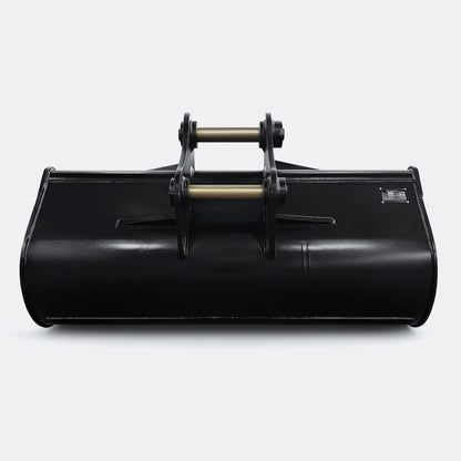 Excavator Bucket: Clean - up Bucket, 6 ton – 10 ton Excavator - 54" - John Deere 70–100 wedge (WBM 80) - Bully Dog Equipment