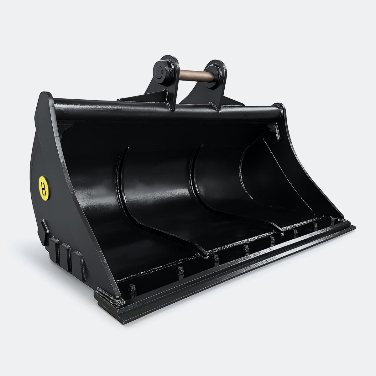 Excavator Bucket: Clean - up Bucket, 6 ton – 10 ton Excavator - 54" - John Deere 70–100 wedge (WBM 80) - Bully Dog Equipment