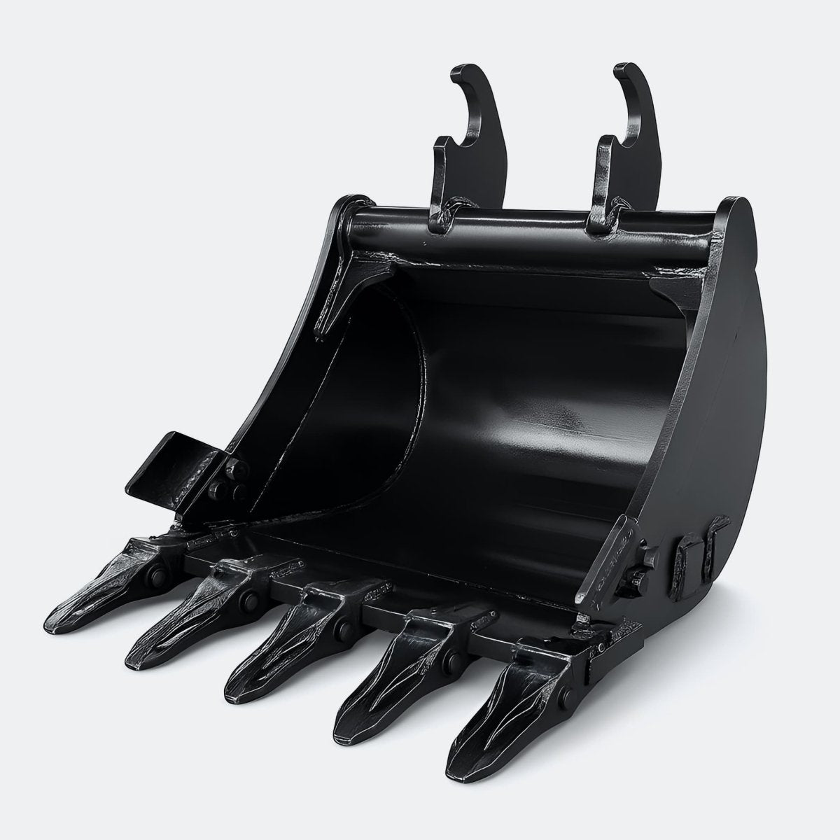 Excavator Bucket: Digging Bucket, 2 ton – 4 ton Excavator - 17" - John Deere 26–40 wedge (WBM 35) - Bully Dog Equipment
