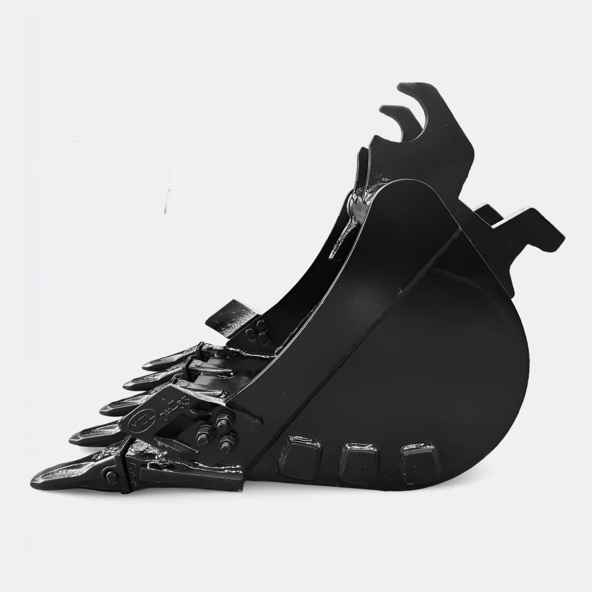 Excavator Bucket: Digging Bucket, 2 ton – 4 ton Excavator - 17" - John Deere 26–40 wedge (WBM 35) - Bully Dog Equipment