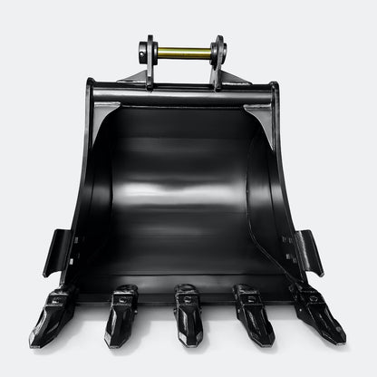 Excavator Bucket: Digging Bucket, 7 ton – 10 ton Excavator - 30" - John Deere 70–100 wedge (WBM 80) - Bully Dog Equipment