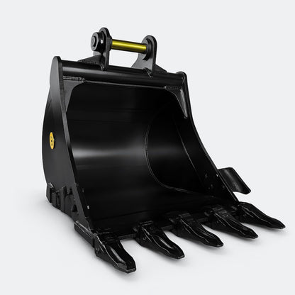 Excavator Bucket: Digging Bucket, 7 ton – 10 ton Excavator - 30" - John Deere 70–100 wedge (WBM 80) - Bully Dog Equipment
