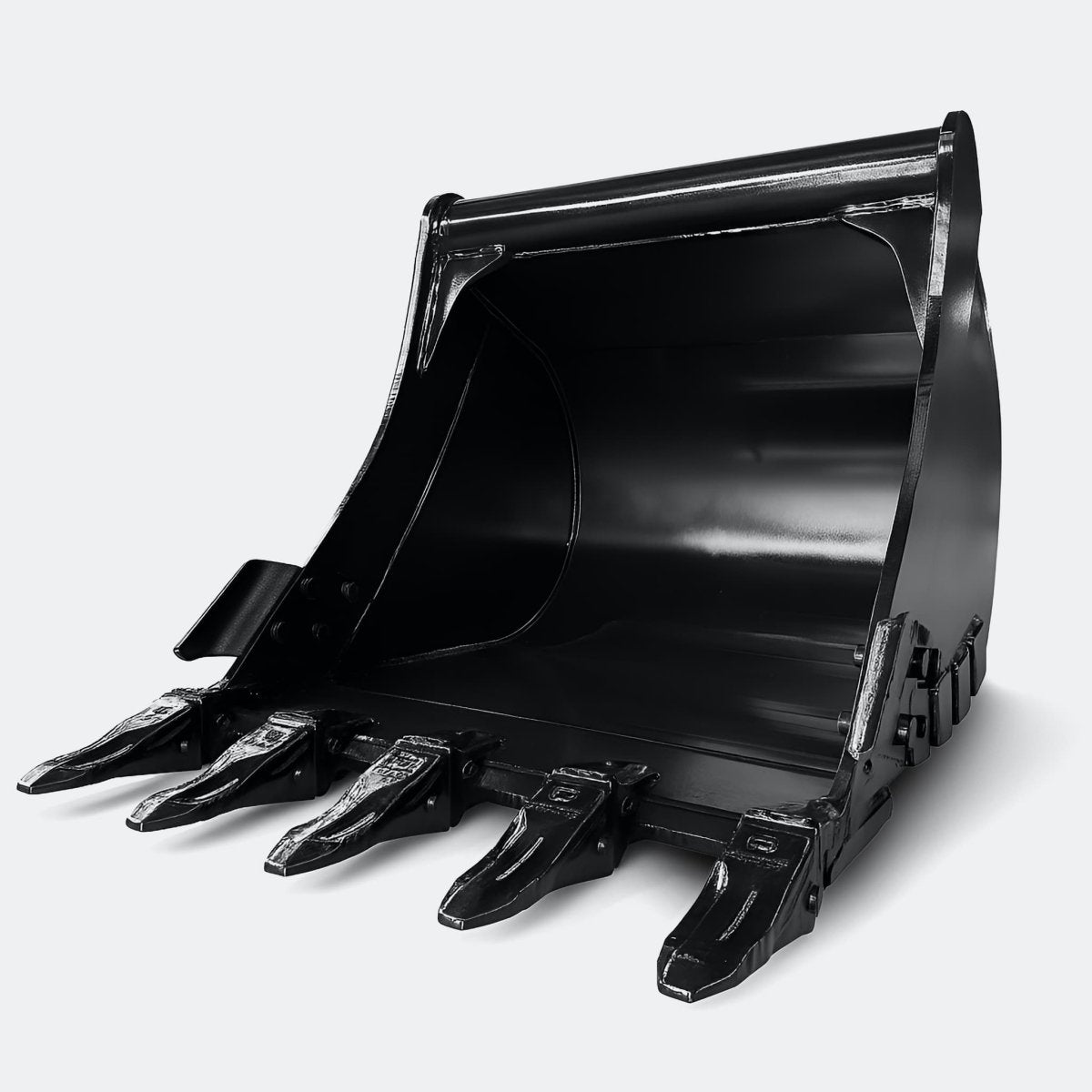 Excavator Bucket: Digging Bucket, 7 ton – 10 ton Excavator - 30" - John Deere 70–100 wedge (WBM 80) - Bully Dog Equipment
