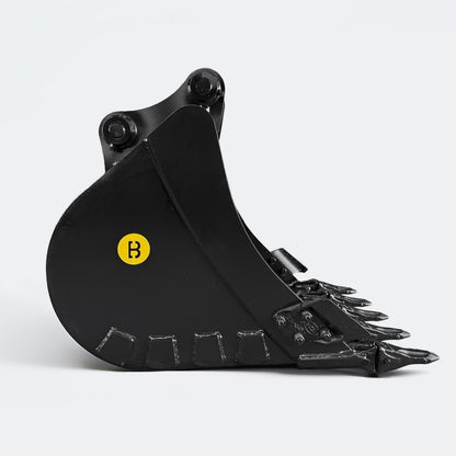 Excavator Bucket: Digging Bucket, 7 ton – 10 ton Excavator - 30" - John Deere 70–100 wedge (WBM 80) - Bully Dog Equipment