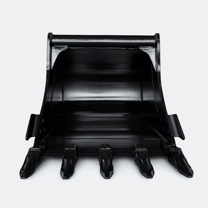 Excavator Bucket: Digging Bucket, 7 ton – 10 ton Excavator - 30" - John Deere 70–100 wedge (WBM 80) - Bully Dog Equipment