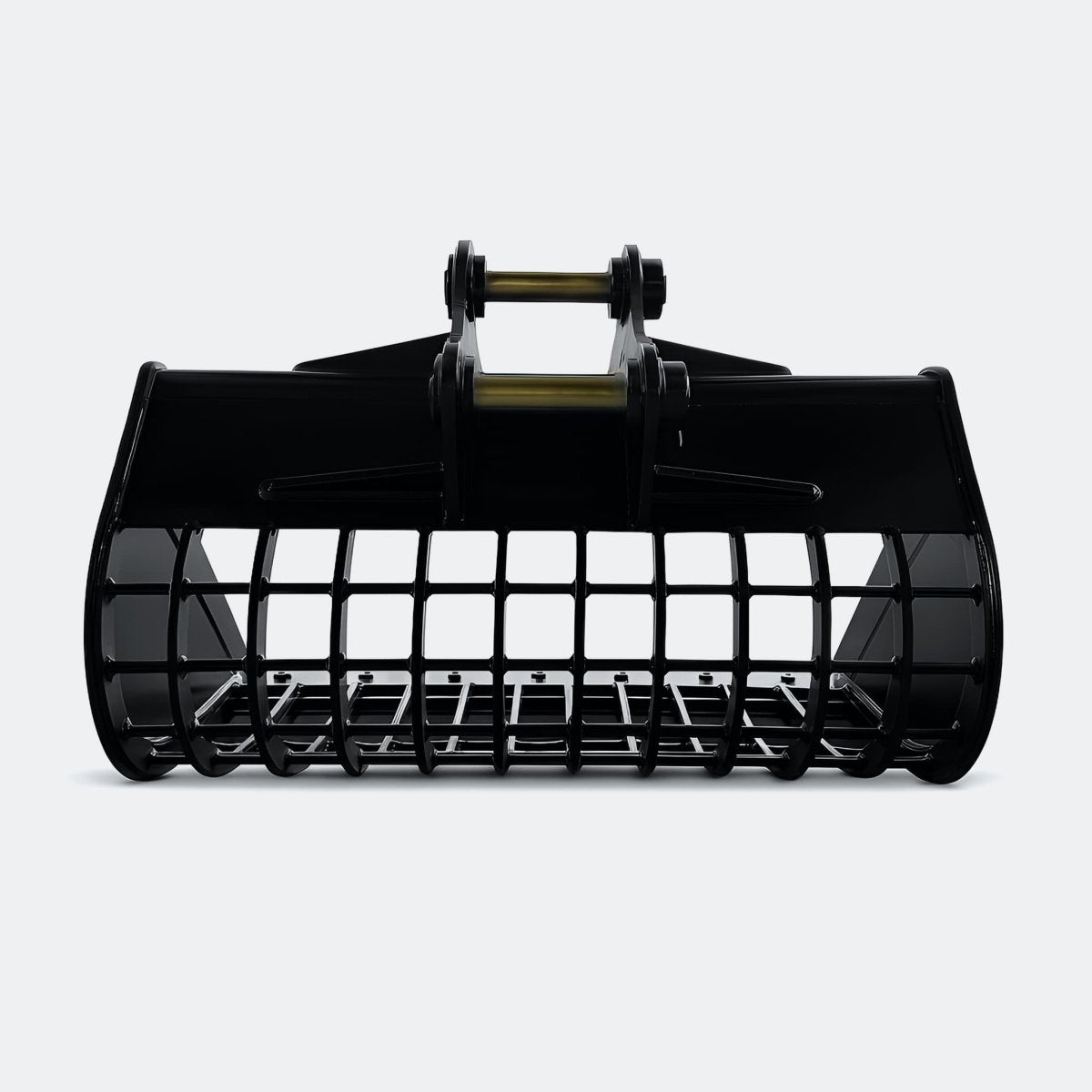 Excavator Bucket: Skeleton Bucket with cutting edge, 5 ton – 6 ton Excavator - 42" - Yanmar 50–60 pins - Bully Dog Equipment