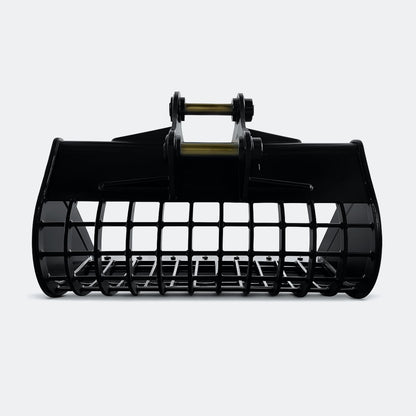 Excavator Bucket: Skeleton Bucket with cutting edge, 5 ton – 6 ton Excavator - 42" - Yanmar 50–60 pins - Bully Dog Equipment