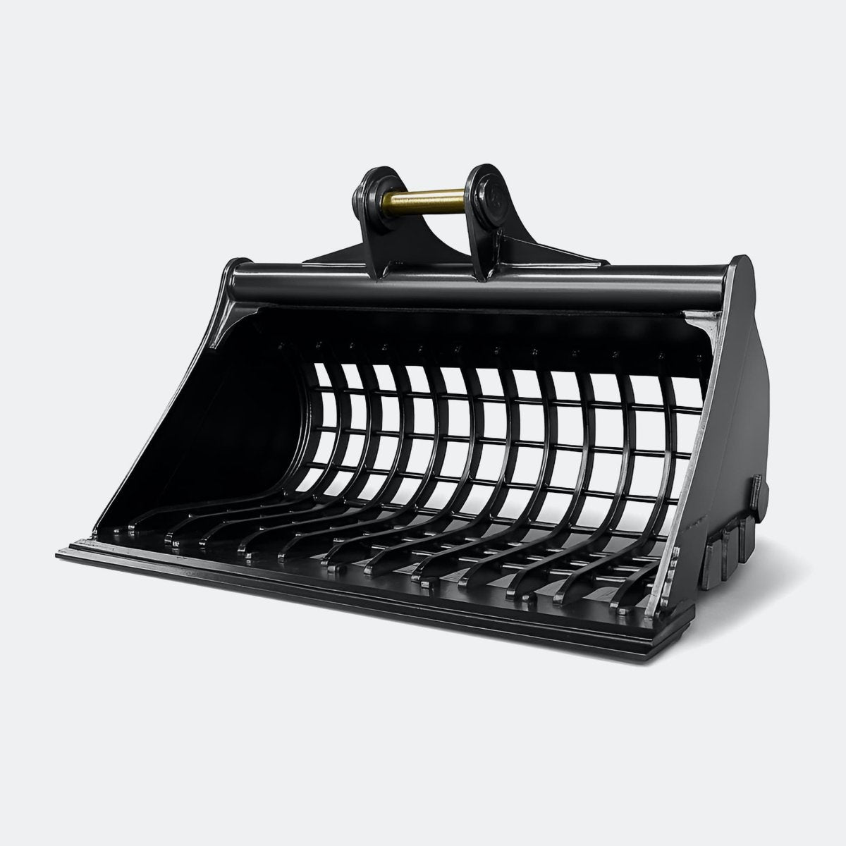 Excavator Bucket: Skeleton Bucket with cutting edge, 5 ton – 6 ton Excavator - 42" - Yanmar 50–60 pins - Bully Dog Equipment