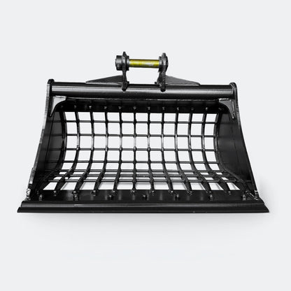 Excavator Bucket: Skeleton Bucket with cutting edge, 5 ton – 6 ton Excavator - 42" - Yanmar 50–60 pins - Bully Dog Equipment