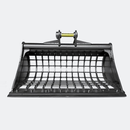 Excavator Bucket: Skeleton Bucket with cutting edge, 5 ton – 6 ton Excavator - 48" - Yanmar 50–60 pins - Bully Dog Equipment