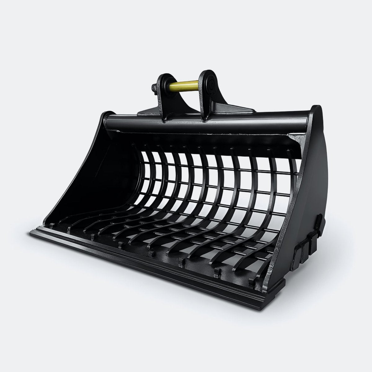 Excavator Bucket: Skeleton Bucket with cutting edge, 5 ton – 6 ton Excavator - 48" - Yanmar 50–60 pins - Bully Dog Equipment
