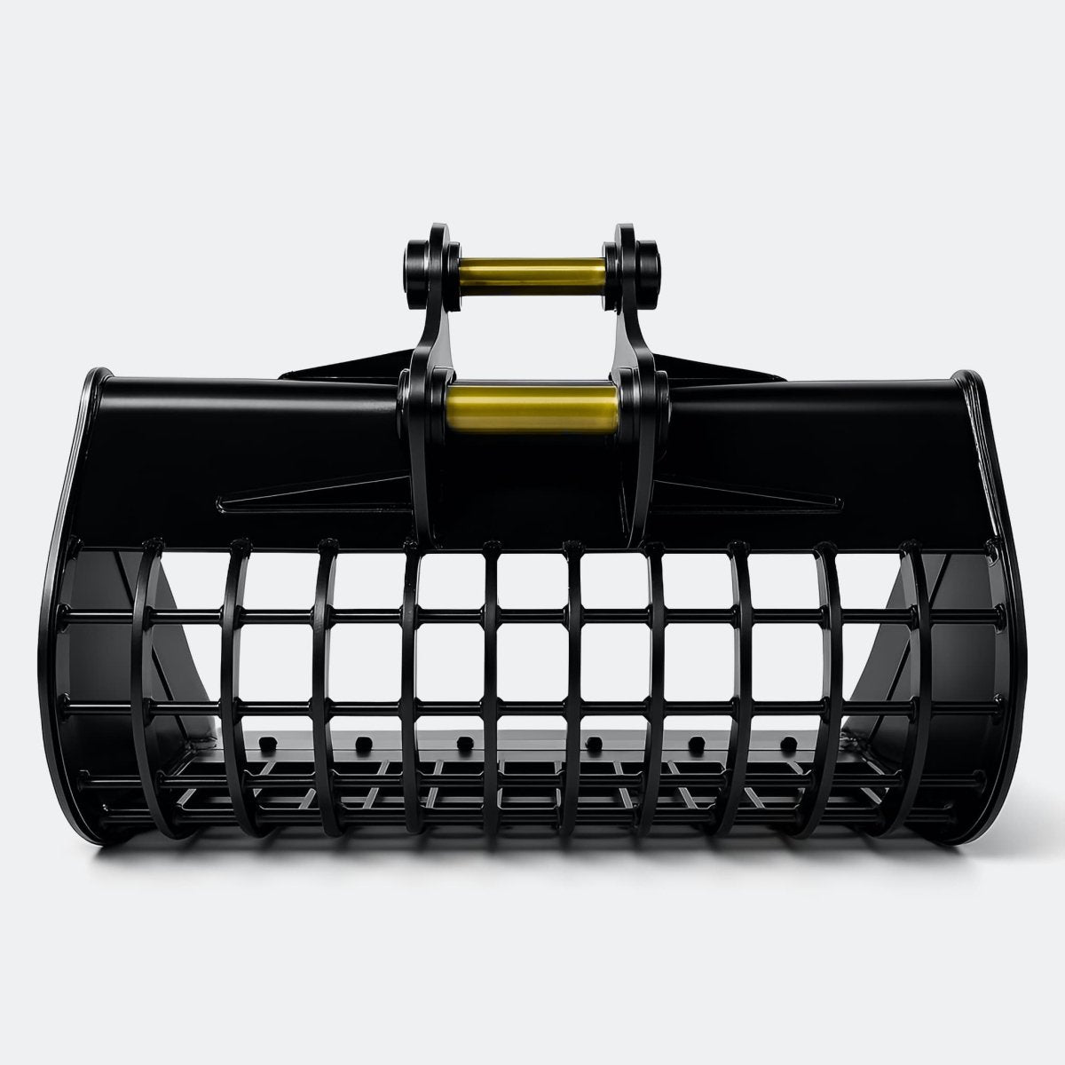 Excavator Bucket: Skeleton Bucket with cutting edge, 5 ton – 6 ton Excavator - 48" - Yanmar 50–60 pins - Bully Dog Equipment